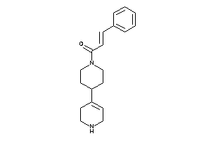 3-phenyl-1-[4-(1,2,3,6-tetrahydropyridin-4-yl)piperidino]prop-2-en-1-one