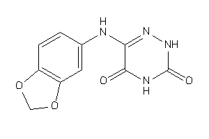 6-(1,3-benzodioxol-5-ylamino)-2H-1,2,4-triazine-3,5-quinone