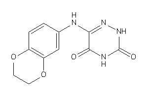 6-(2,3-dihydro-1,4-benzodioxin-6-ylamino)-2H-1,2,4-triazine-3,5-quinone