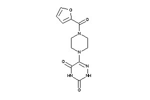 6-[4-(2-furoyl)piperazino]-2H-1,2,4-triazine-3,5-quinone