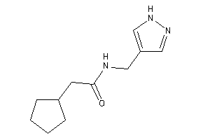 2-cyclopentyl-N-(1H-pyrazol-4-ylmethyl)acetamide