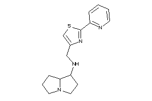 Image of [2-(2-pyridyl)thiazol-4-yl]methyl-pyrrolizidin-1-yl-amine