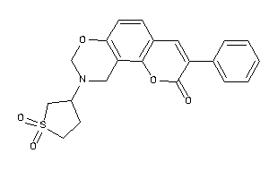 9-(1,1-diketothiolan-3-yl)-3-phenyl-8,10-dihydropyrano[2,3-f][1,3]benzoxazin-2-one