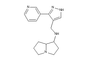 [3-(3-pyridyl)-1H-pyrazol-4-yl]methyl-pyrrolizidin-1-yl-amine