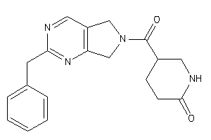 5-(2-benzyl-5,7-dihydropyrrolo[3,4-d]pyrimidine-6-carbonyl)-2-piperidone