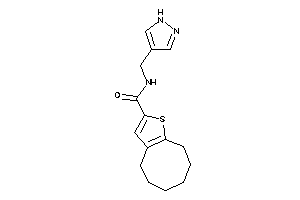 N-(1H-pyrazol-4-ylmethyl)-4,5,6,7,8,9-hexahydrocycloocta[b]thiophene-2-carboxamide