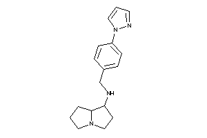 Image of (4-pyrazol-1-ylbenzyl)-pyrrolizidin-1-yl-amine