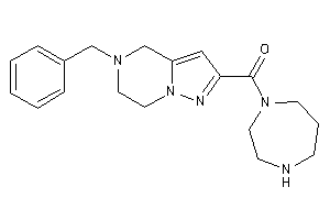 (5-benzyl-6,7-dihydro-4H-pyrazolo[1,5-a]pyrazin-2-yl)-(1,4-diazepan-1-yl)methanone