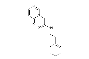 N-(2-cyclohexen-1-ylethyl)-2-(6-ketopyrimidin-1-yl)acetamide