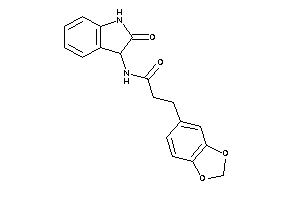 3-(1,3-benzodioxol-5-yl)-N-(2-ketoindolin-3-yl)propionamide