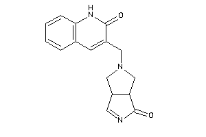 3-[(1-keto-3a,4,6,6a-tetrahydropyrrolo[3,4-c]pyrrol-5-yl)methyl]carbostyril