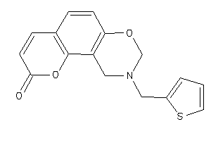 9-(2-thenyl)-8,10-dihydropyrano[2,3-f][1,3]benzoxazin-2-one