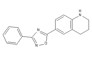 3-phenyl-5-(1,2,3,4-tetrahydroquinolin-6-yl)-1,2,4-oxadiazole