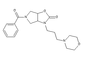 5-benzoyl-3-(3-morpholinopropyl)-3a,4,6,6a-tetrahydropyrrolo[3,4-d]oxazol-2-one