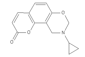 9-cyclopropyl-8,10-dihydropyrano[2,3-f][1,3]benzoxazin-2-one