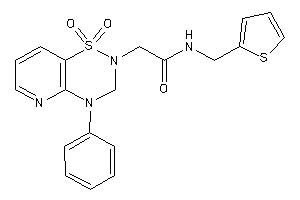 Image of 2-(1,1-diketo-4-phenyl-3H-pyrido[2,3-e][1,2,4]thiadiazin-2-yl)-N-(2-thenyl)acetamide