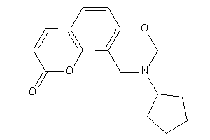 9-cyclopentyl-8,10-dihydropyrano[2,3-f][1,3]benzoxazin-2-one