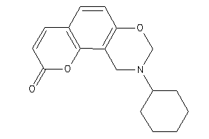9-cyclohexyl-8,10-dihydropyrano[2,3-f][1,3]benzoxazin-2-one