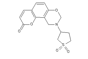 Image of 9-(1,1-diketothiolan-3-yl)-8,10-dihydropyrano[2,3-f][1,3]benzoxazin-2-one