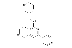 1,4-dioxan-2-ylmethyl-[2-(4-pyridyl)-5,6,7,8-tetrahydropyrido[3,4-d]pyrimidin-4-yl]amine