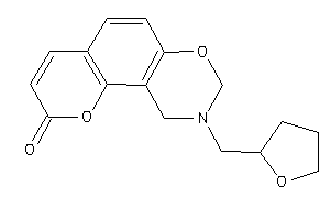 9-(tetrahydrofurfuryl)-8,10-dihydropyrano[2,3-f][1,3]benzoxazin-2-one