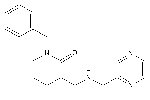 1-benzyl-3-[(pyrazin-2-ylmethylamino)methyl]-2-piperidone