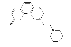 Image of 9-(2-morpholinoethyl)-8,10-dihydropyrano[2,3-f][1,3]benzoxazin-2-one