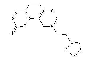 9-[2-(2-thienyl)ethyl]-8,10-dihydropyrano[2,3-f][1,3]benzoxazin-2-one