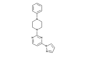 2-(4-phenylpiperazino)-4-pyrazol-1-yl-pyrimidine