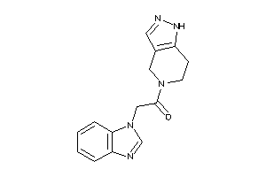 Image of 2-(benzimidazol-1-yl)-1-(1,4,6,7-tetrahydropyrazolo[4,3-c]pyridin-5-yl)ethanone