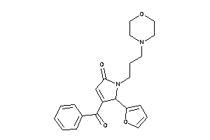 4-benzoyl-5-(2-furyl)-1-(3-morpholinopropyl)-3-pyrrolin-2-one