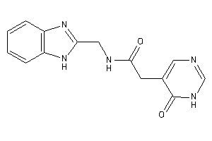 N-(1H-benzimidazol-2-ylmethyl)-2-(6-keto-1H-pyrimidin-5-yl)acetamide