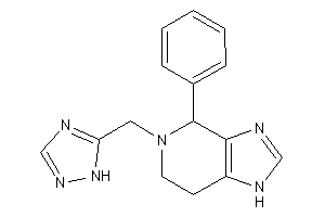 4-phenyl-5-(1H-1,2,4-triazol-5-ylmethyl)-1,4,6,7-tetrahydroimidazo[4,5-c]pyridine