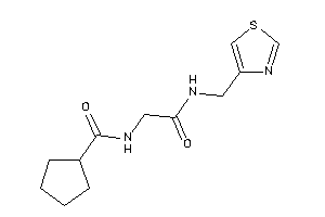 N-[2-keto-2-(thiazol-4-ylmethylamino)ethyl]cyclopentanecarboxamide