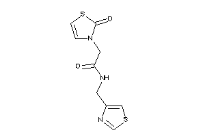 2-(2-keto-4-thiazolin-3-yl)-N-(thiazol-4-ylmethyl)acetamide