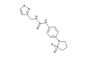 1-[4-(1,1-diketo-1,2-thiazolidin-2-yl)phenyl]-3-(isoxazol-3-ylmethyl)urea