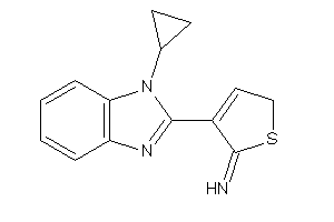 [4-(1-cyclopropylbenzimidazol-2-yl)-2H-thiophen-5-ylidene]amine