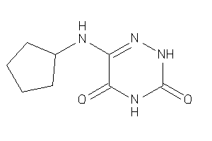 6-(cyclopentylamino)-2H-1,2,4-triazine-3,5-quinone