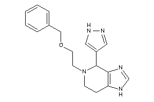 5-(2-benzoxyethyl)-4-(1H-pyrazol-4-yl)-1,4,6,7-tetrahydroimidazo[4,5-c]pyridine