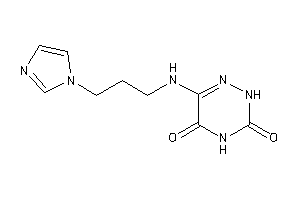 6-(3-imidazol-1-ylpropylamino)-2H-1,2,4-triazine-3,5-quinone