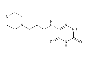 6-(3-morpholinopropylamino)-2H-1,2,4-triazine-3,5-quinone