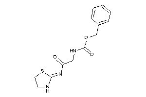 N-[2-keto-2-(thiazolidin-2-ylideneamino)ethyl]carbamic Acid Benzyl Ester