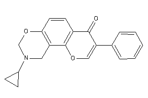 9-cyclopropyl-3-phenyl-8,10-dihydropyrano[2,3-f][1,3]benzoxazin-4-one