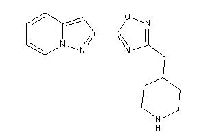 3-(4-piperidylmethyl)-5-pyrazolo[1,5-a]pyridin-2-yl-1,2,4-oxadiazole