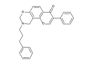 Image of 3-phenyl-9-(3-phenylpropyl)-8,10-dihydropyrano[2,3-f][1,3]benzoxazin-4-one