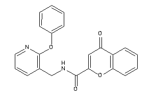 4-keto-N-[(2-phenoxy-3-pyridyl)methyl]chromene-2-carboxamide