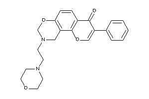 9-(2-morpholinoethyl)-3-phenyl-8,10-dihydropyrano[2,3-f][1,3]benzoxazin-4-one
