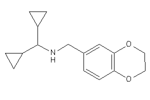 Dicyclopropylmethyl(2,3-dihydro-1,4-benzodioxin-7-ylmethyl)amine