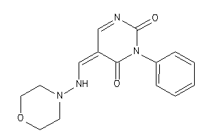 5-[(morpholinoamino)methylene]-3-phenyl-pyrimidine-2,4-quinone