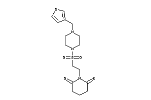 1-[2-[4-(3-thenyl)piperazino]sulfonylethyl]piperidine-2,6-quinone